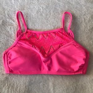 Arizona jeans hot pink bikini top